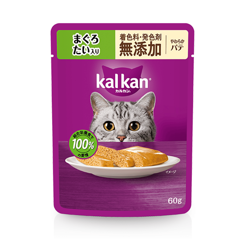 カルカン やわらかパテ 無添加 パウチ 60g | PETBOXオンラインストア