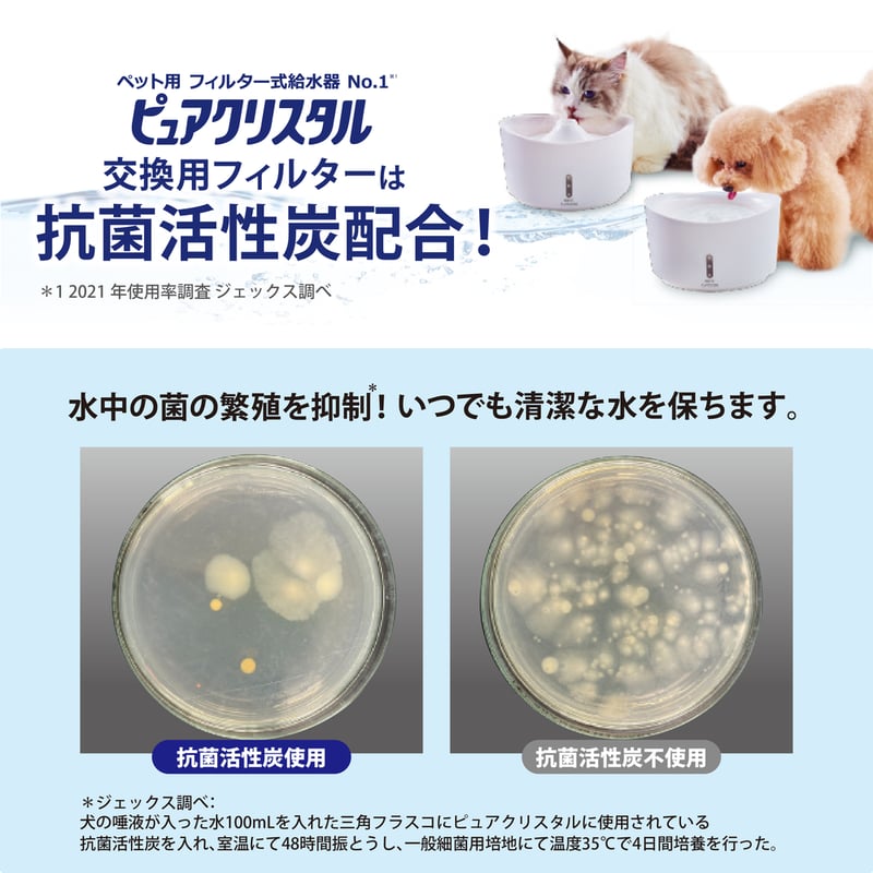 ピュアクリスタル 軟水化フィルター猫用 | PETBOXオンラインストア