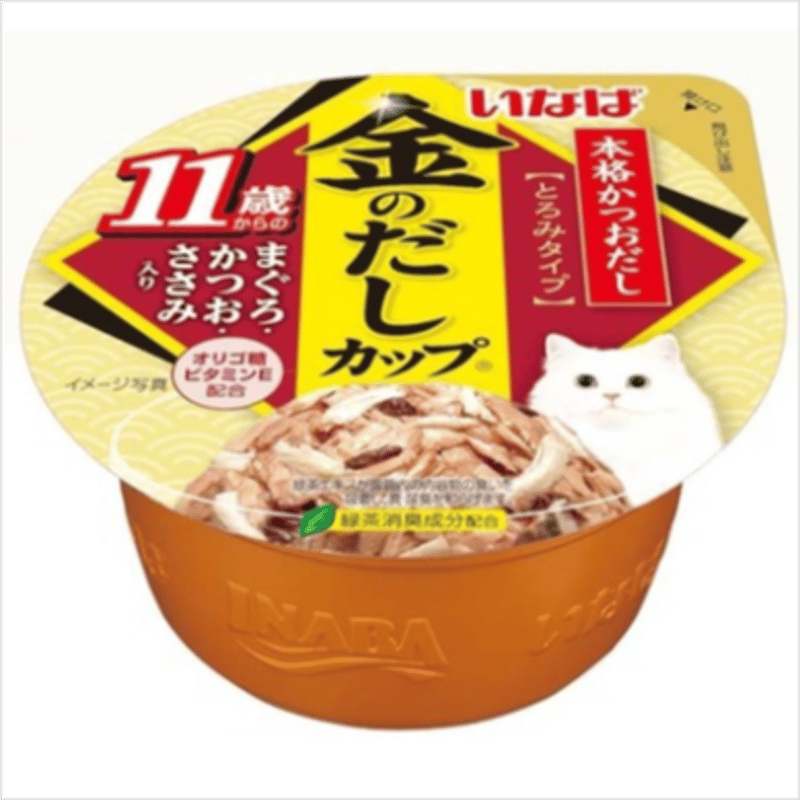 17日まで　いなば 猫 金のだしカップ １２×7箱　かつお　まぐろ他 Amazon.co.jp: いなば 金のだしカップ まぐろ・かつおバラエティ