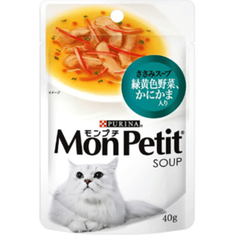 モンプチ スープ パウチ 成猫用 40g | PETBOXオンラインストア