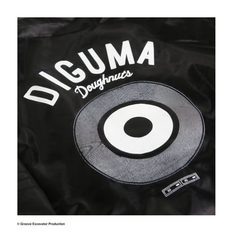 DIGUMA Doughnuts VINYL SATIN JACKET