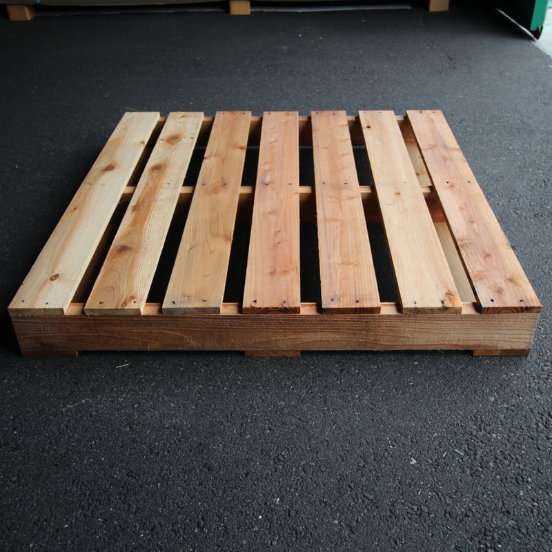 木製パレット 100×100cm 2枚 国産材・木製パレット2枚セット/ダブル用オプション/（パレット6