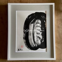 【水墨原画348×424mm】墨×カントリーブレッド