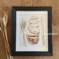 【水彩原画29×24cm】Pain complet(受注品）