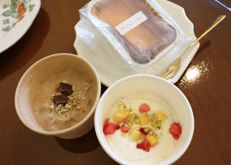 ロータス九州ドットコム//グルテンフリーバスクチーズケーキとカッサータカップ(2cup) のセット
