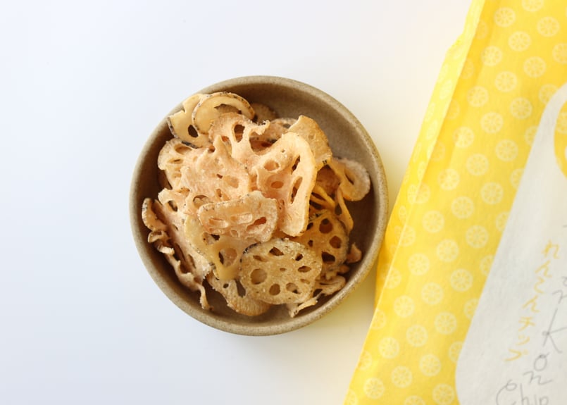れんこん 佐賀県産れんこんそのままチップス | KANESUE KITCHEN-かねすえキッチン-
