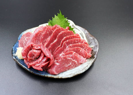 純熊本県産馬刺し 特選馬刺し350g！赤身・上赤身セット　馬刺しは赤身で味の違いがわかります！(D)