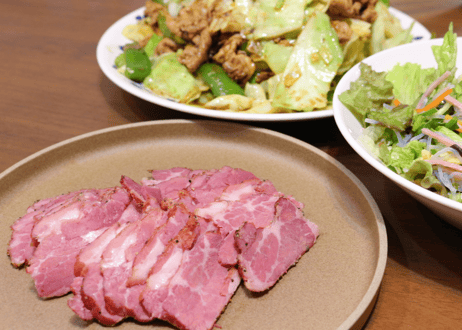 純熊本県産馬刺し 特選馬刺し250g！赤身・燻製セット　馬刺しは赤身で味の違いがわかります！(B)
