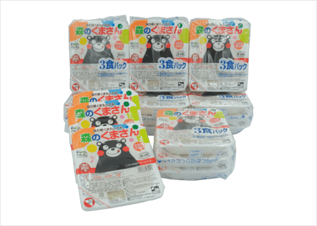 ごはんだモン 森のくまさん パックライス 200g×3P×8袋（24袋）