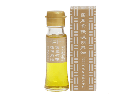 明治42年創業より百有余年 肥後製油の国産有機荏胡麻(えごま)油  45g