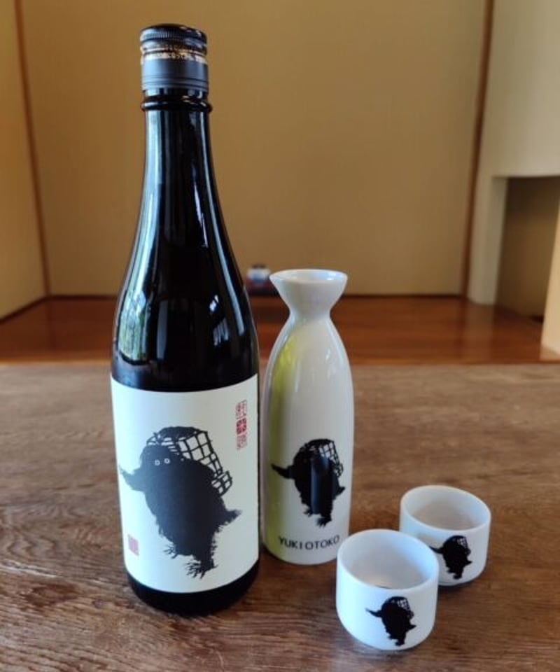 雪男徳利お猪口セット（徳利1ヶ、お猪口2ヶ） | 青木酒造（鶴齢 雪男