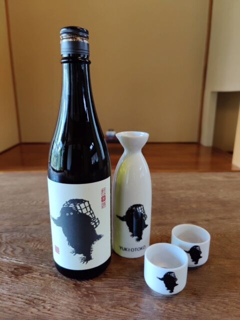 雪男徳利お猪口セット（徳利1ヶ、お猪口2ヶ） | 青木酒造（鶴齢 雪男