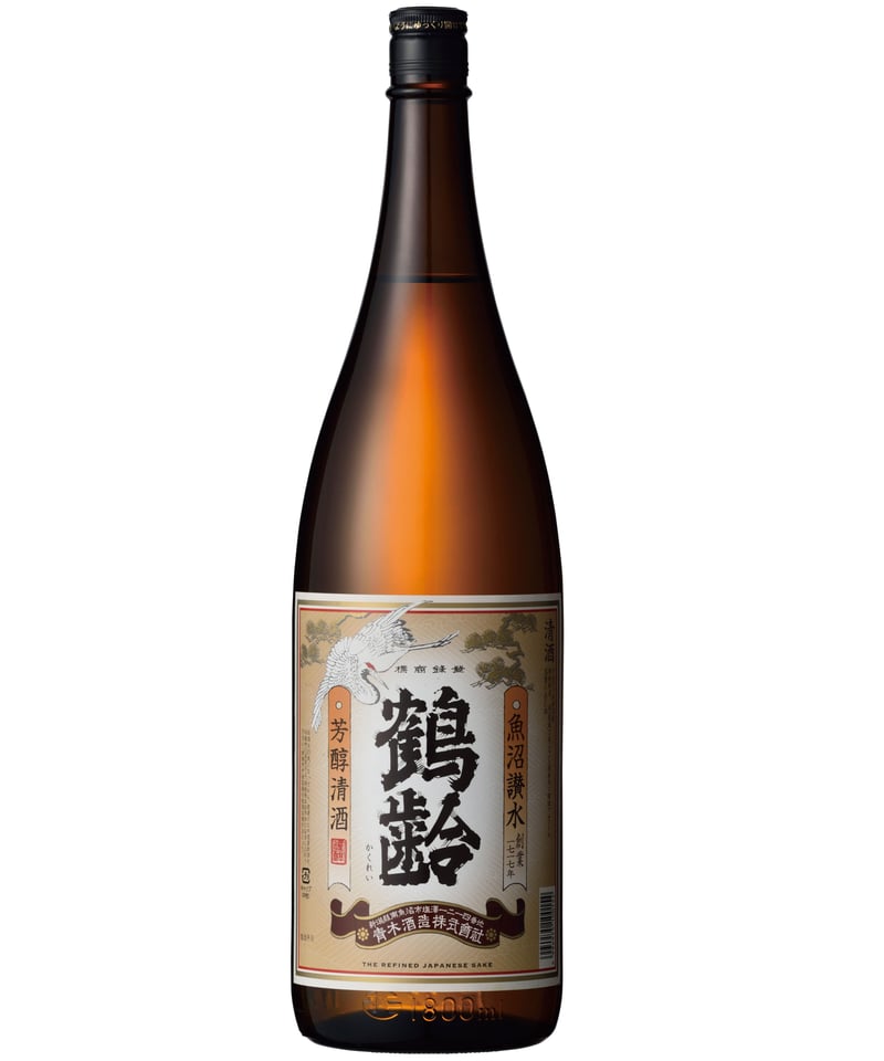 鶴齢芳醇清酒1800ml | 青木酒造（鶴齢 雪男）'s STORE