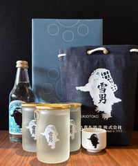 雪男 純米酒 本醸造720mlセット | 青木酒造（鶴齢 雪男）'s STORE