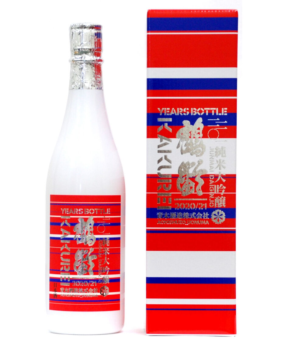 鶴齢　佐藤可士和展限定ボトル 鶴齢YearsBottle2020/21 | 青木酒造（鶴齢 雪男）'s STORE