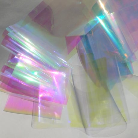 ネイルフィルム うるうる オーロラ 氷ネイル フイルム 3色セット
