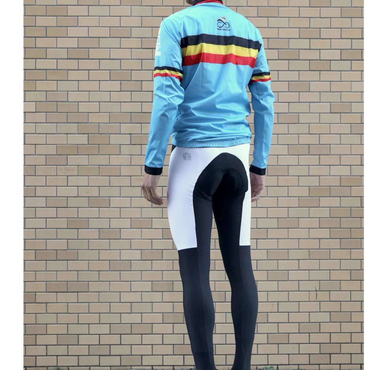 BIORACER サイクルジャージ Lサイズ 青 サイズの参考に【BIORACER ジャージ】Lサイズ / モデル身長