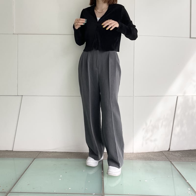 トップス PE WRINKLES TAFFETA TRACK WIDE PANTS CTHY＋VEIN】PE WRINKLES TAFFETA TRACK WIDE PANTS