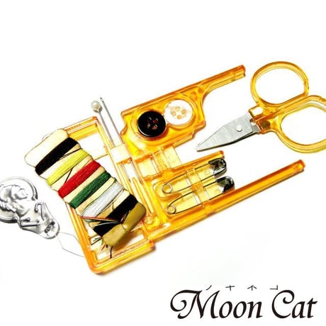 ネコクッキーラベルのソーイングセット【MoonCat】
