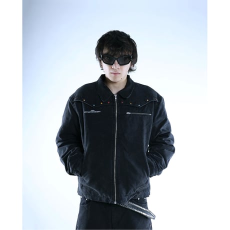 [PCCVISION] Vintage Gempleated Jacket