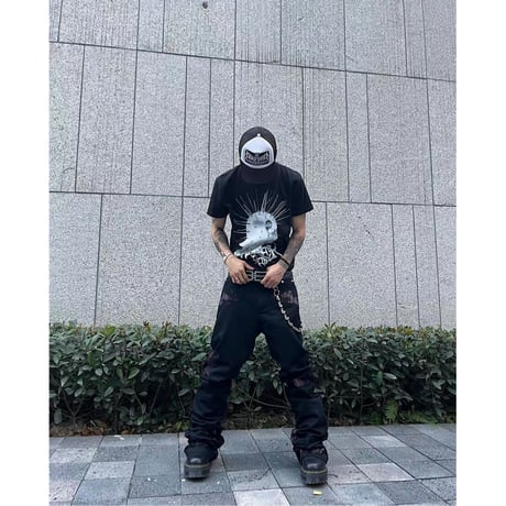 [SANSLAWS] Mud Print Denim