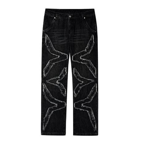 Star Busting Flared Denim