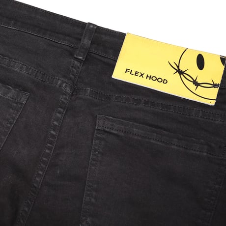 Ripped Flared Denim