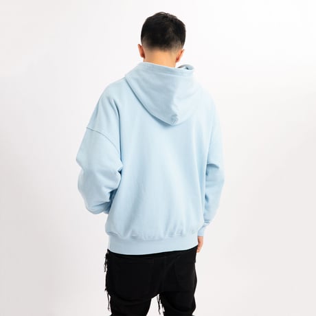 Flexhood Badge Hoodie / Blue
