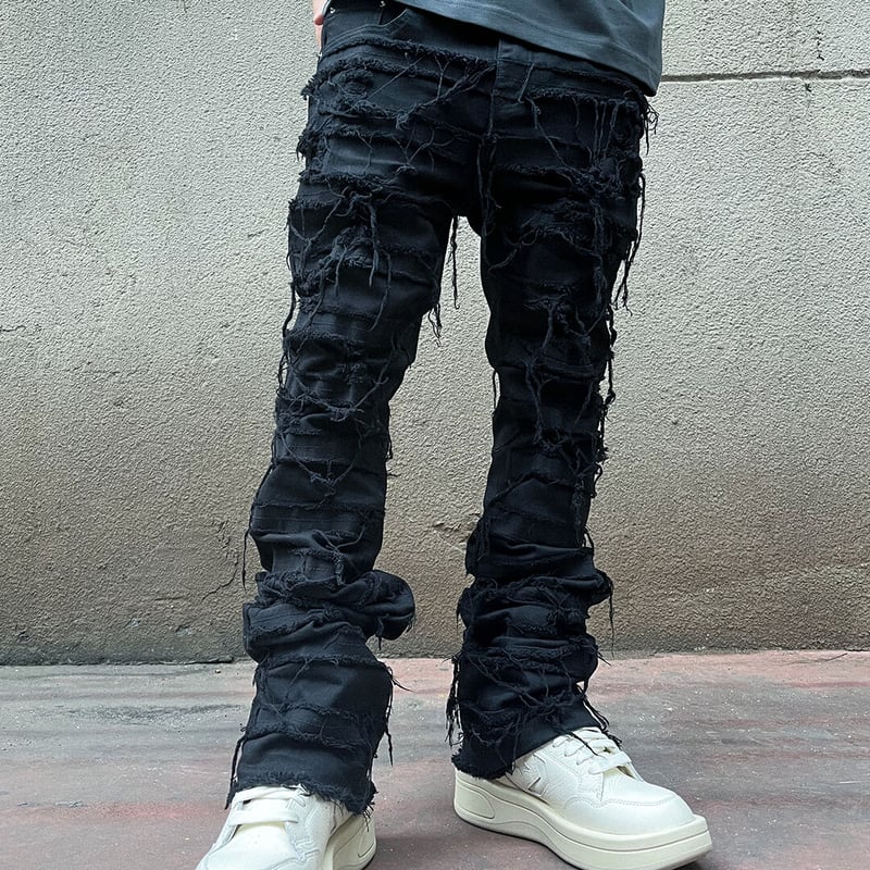 (希少)FLEXHOOD Ripped Flared Denim Ripped Flared Denim | FLEXHOOD