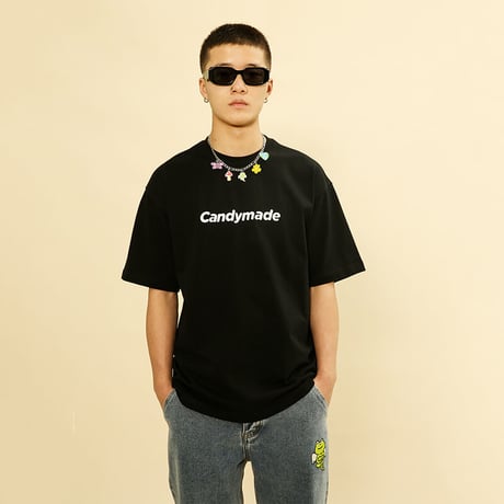 [CANDYMADE]  Candy Basic Logo Tee / Black