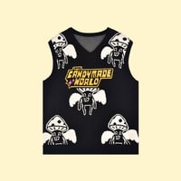 [CANDYMADE] Mushroom Sweater Vest / Black