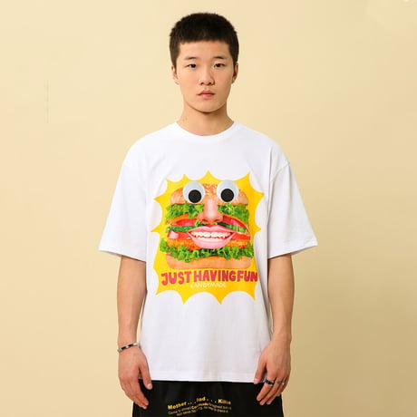 [CANDYMADE] Burger Monster Headshot Tee