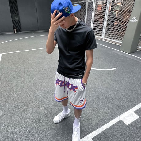 Star Basketball Short / White
