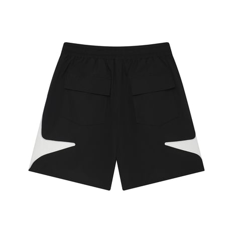 Star Logo Print Shorts / Black