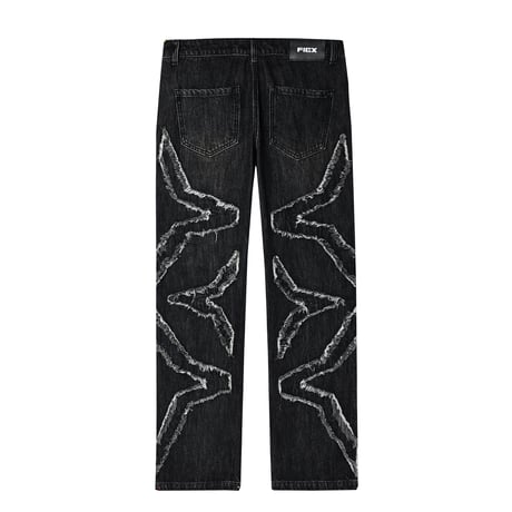 Star Busting Flared Denim