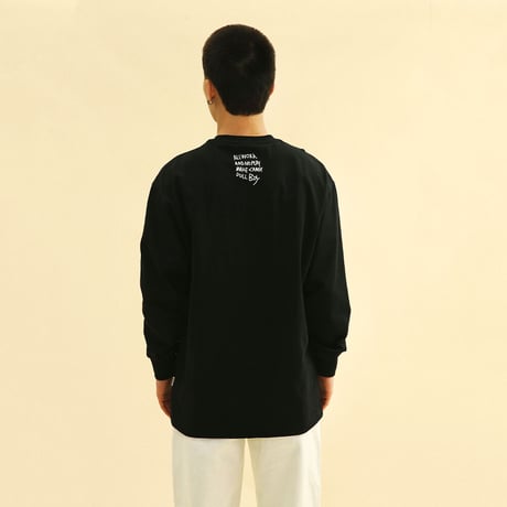 [CANDYMADE]  Cartoon Drawing L/S Tee