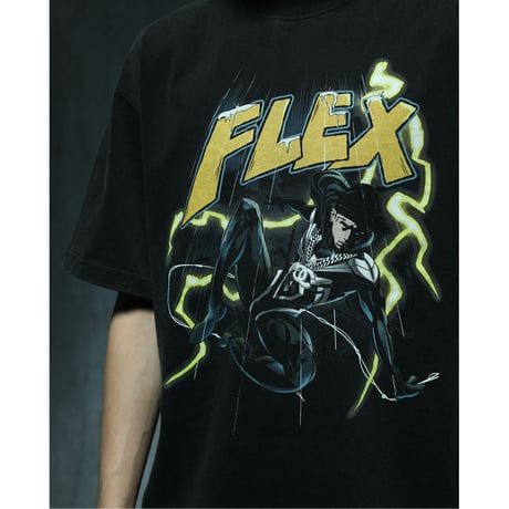 Retro Comic Hero Tee / Black