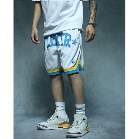 Flexer Basketball Shorts / White