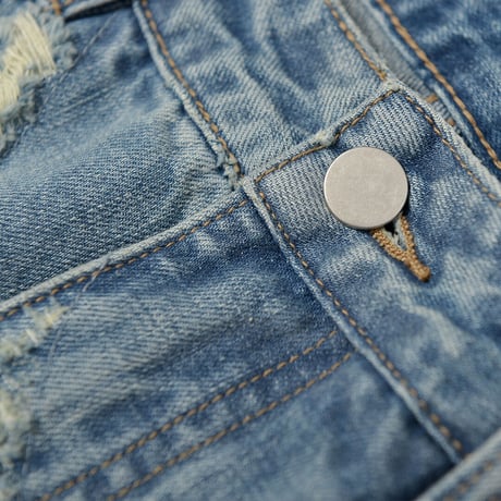 Ripped Cobweb Denim
