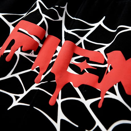 Spider Foam Print Shorts