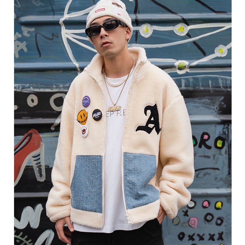 Denim Patch Jacket | FLEXHOOD