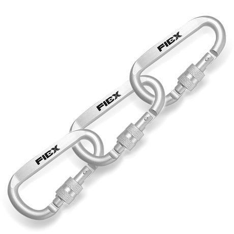 Flex Logo Key Chain