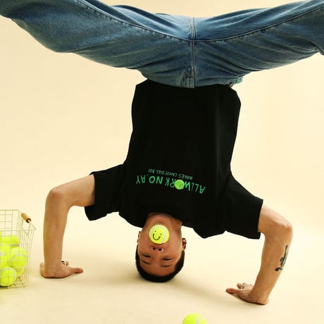 [CANDYMADE]  Tennis Tee / Black