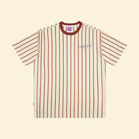 [CANDYMADE]  Graffiti Vertical Stripes Tee