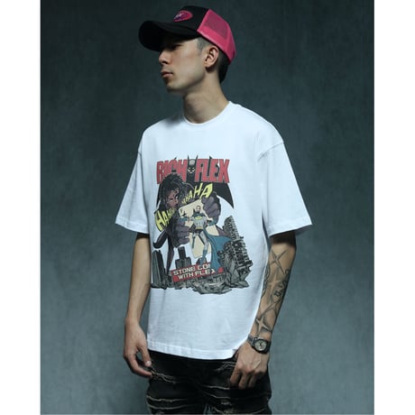 Retro Comic Hero Tee / White