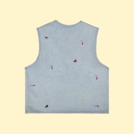 [CANDYMADE]  Candy Embroidered Vest