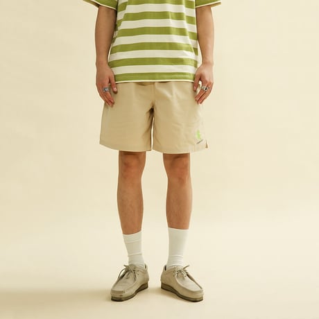 [CANDYMADE]  Frog Icon Shorts / Khaki