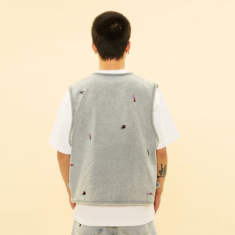 [CANDYMADE]  Candy Embroidered Vest
