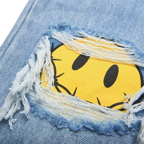 Ripped Smiley Denim