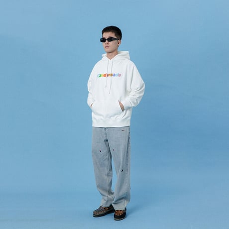 [CANDYMADE]  Candy Logo Hoodie / White